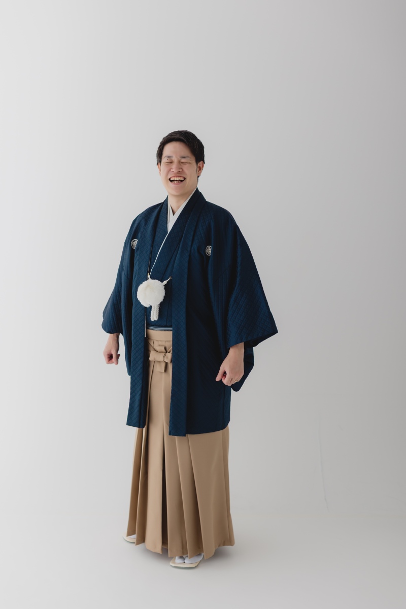 満面の笑みの新郎さん？