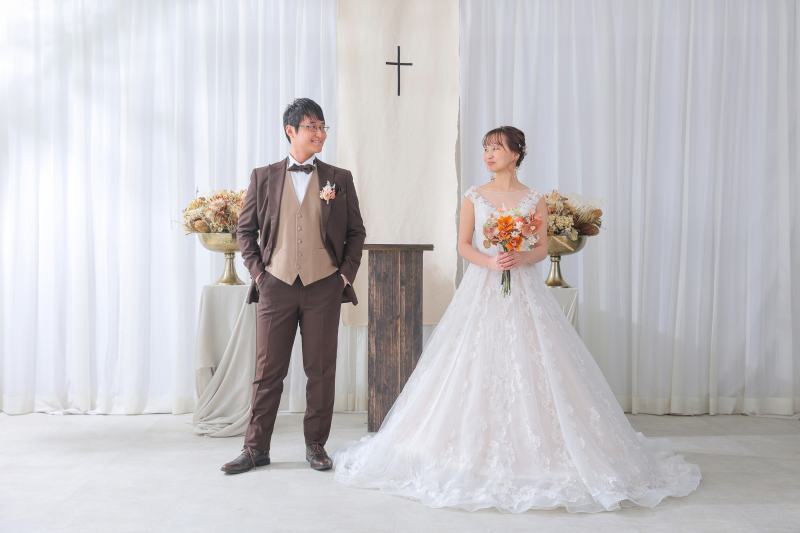 ドレスに着替えて！