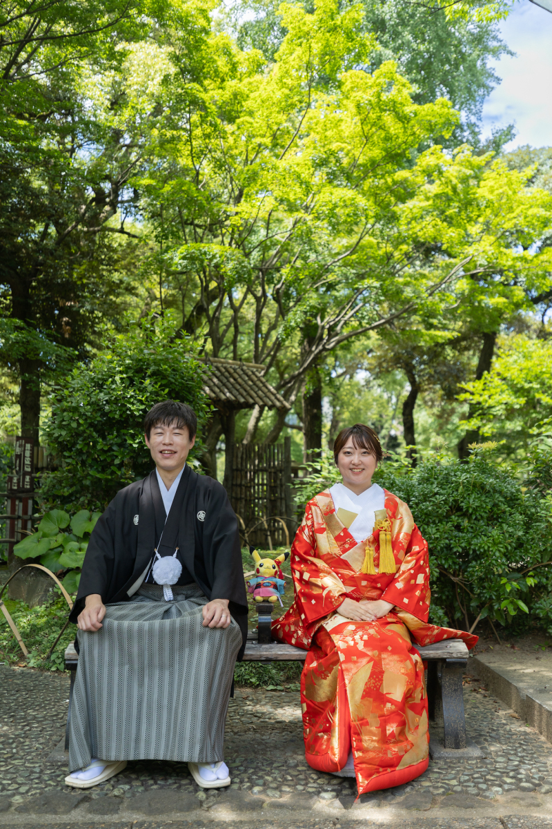 ピカチュウと一緒に