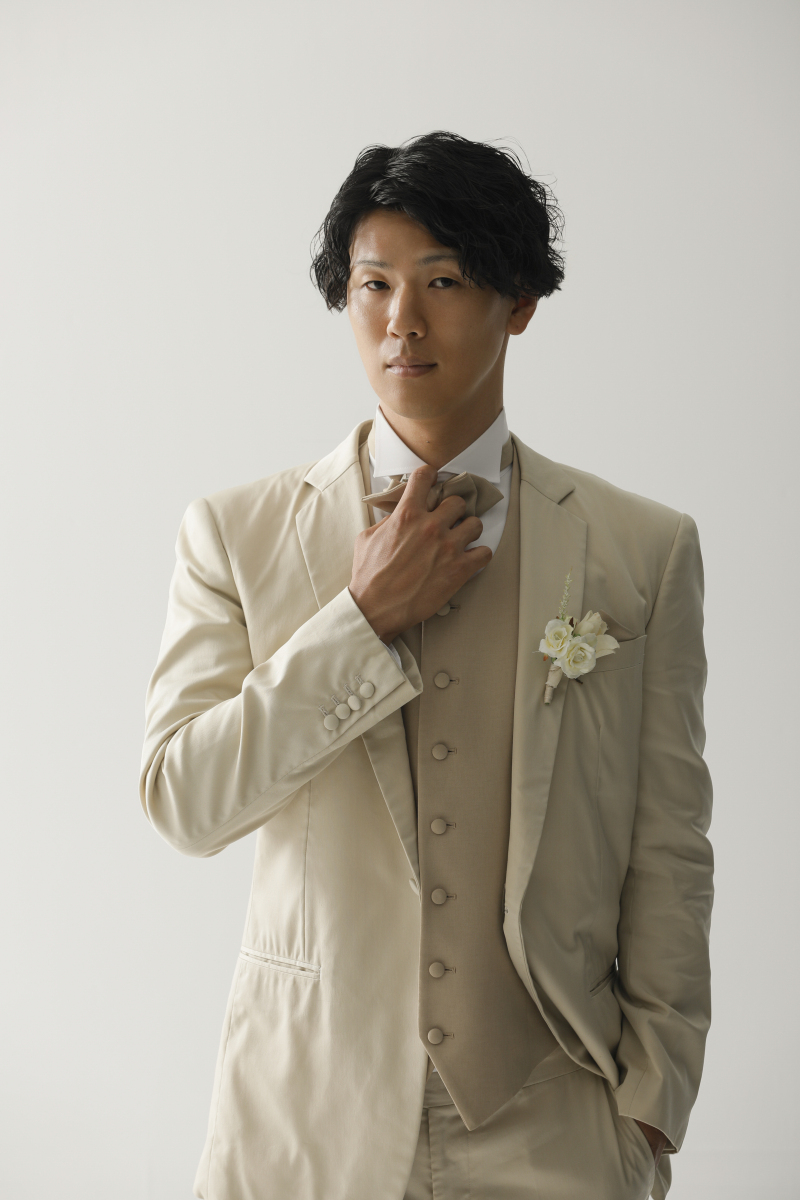 新郎ソロショット