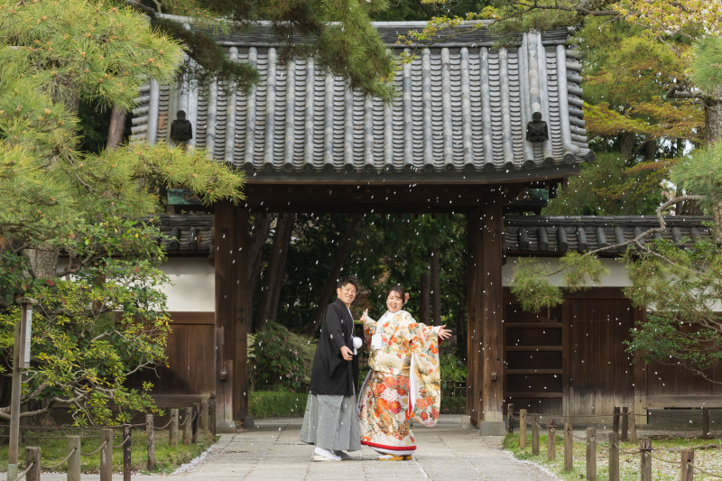 桜の和装ロケーション in三渓園 Photo by 松本遼平