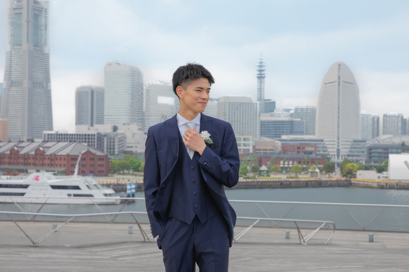 新郎様のソロカット