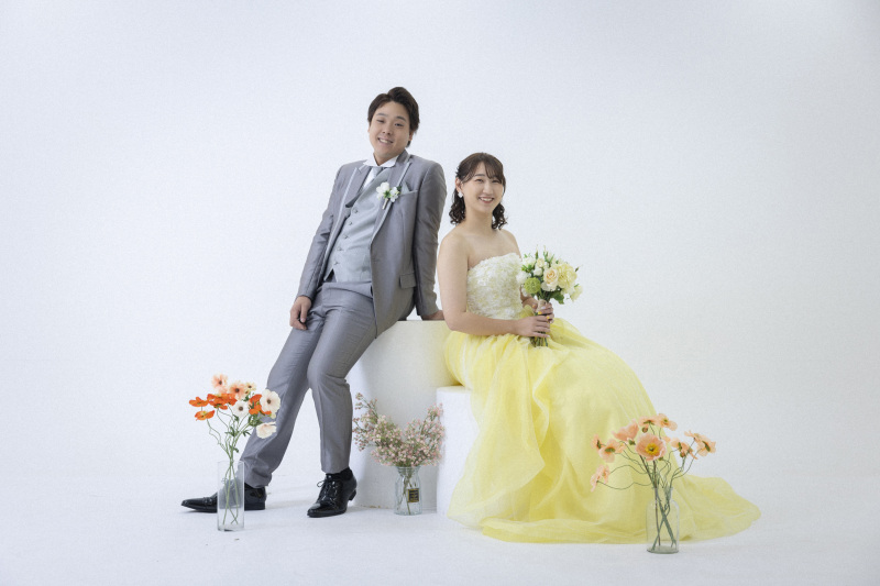 黄色のドレスにチェンジ♪