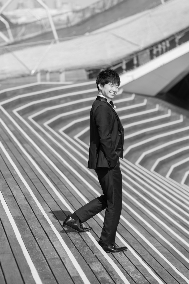 一人のお写真も