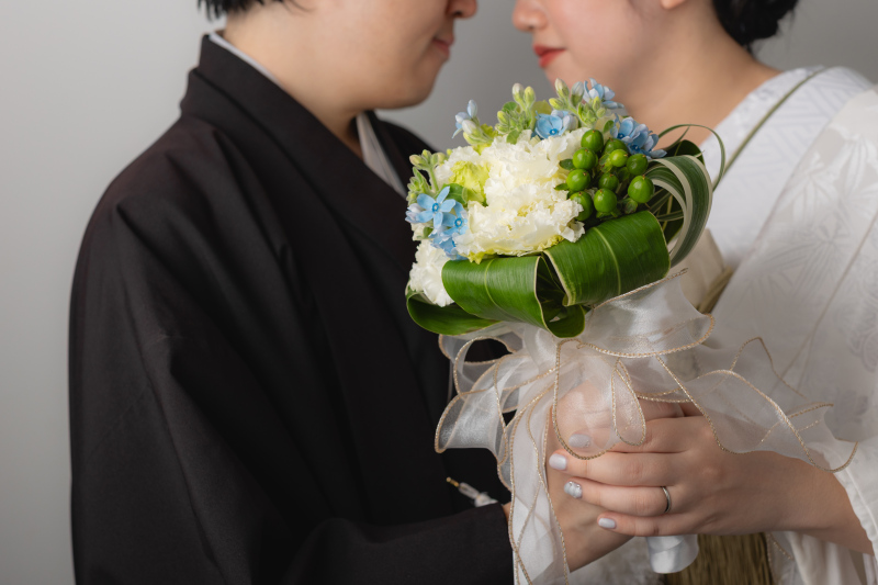 白壁で妹さんが作ってくれたブーケパート2