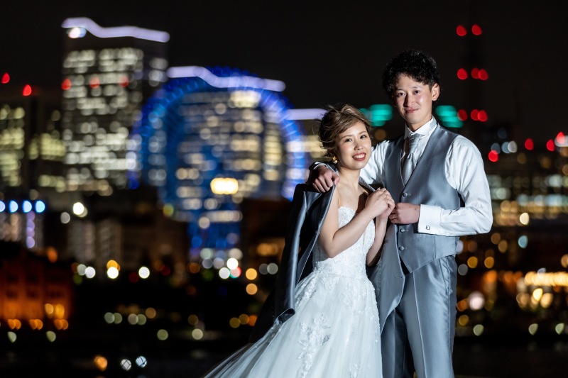 大桟橋夜景撮影１