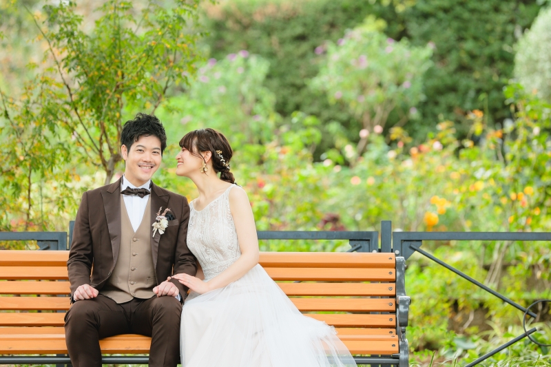 ベンチでひとやすみ