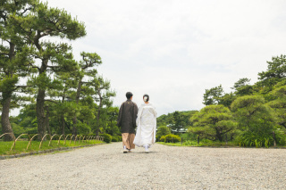 緑美しい三溪園ウェディングフォト