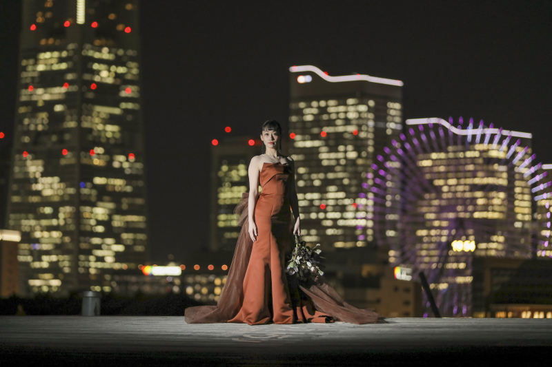 ドレス姿の新婦様