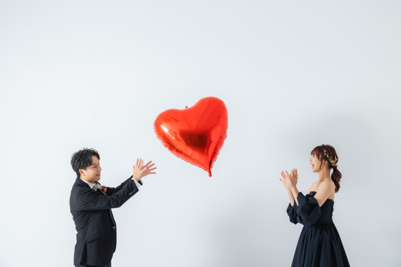 ハートの風船