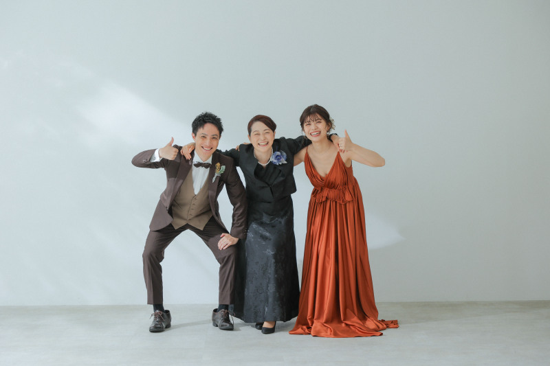 お母様と一緒に!