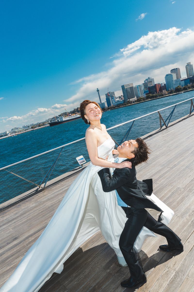 ご新婦様を抱っこ！！