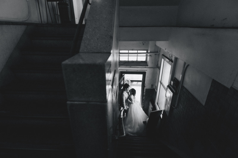 影と光のコントラストがカッコよく