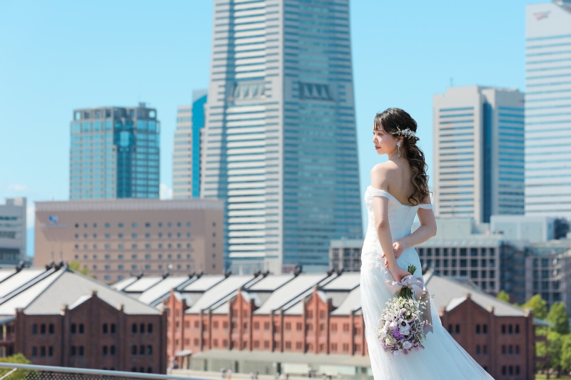 みなとみらいを望んで