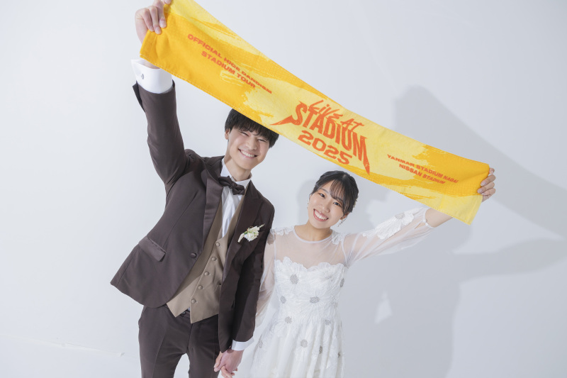 大好きなライブタオルと共に