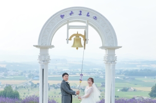 北海道のお花畑での撮影！！