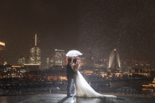 ＊横浜店定番の撮影プラン＊【屋内庭園スタジオ＋大桟橋夜景ロケーション】