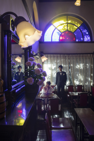 明治の西洋建築をイメージしたカフェ&バーで思い出の一枚を