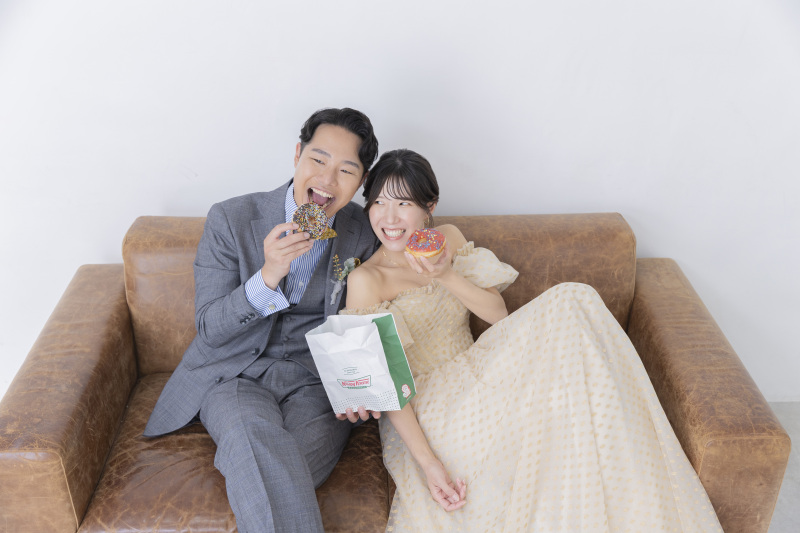 ドーナツと笑顔