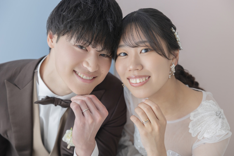 笑顔ときらめく指輪のラスト