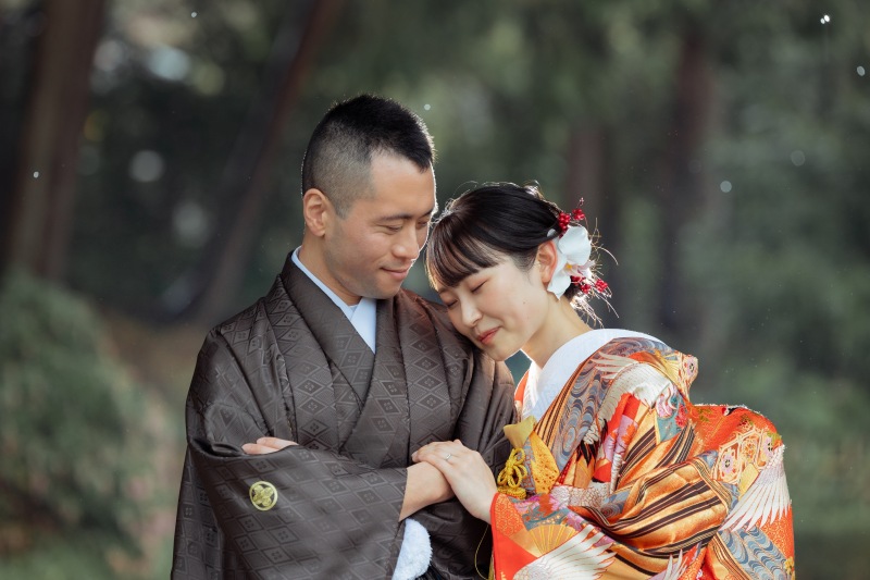 お二人で寄り添っている姿も