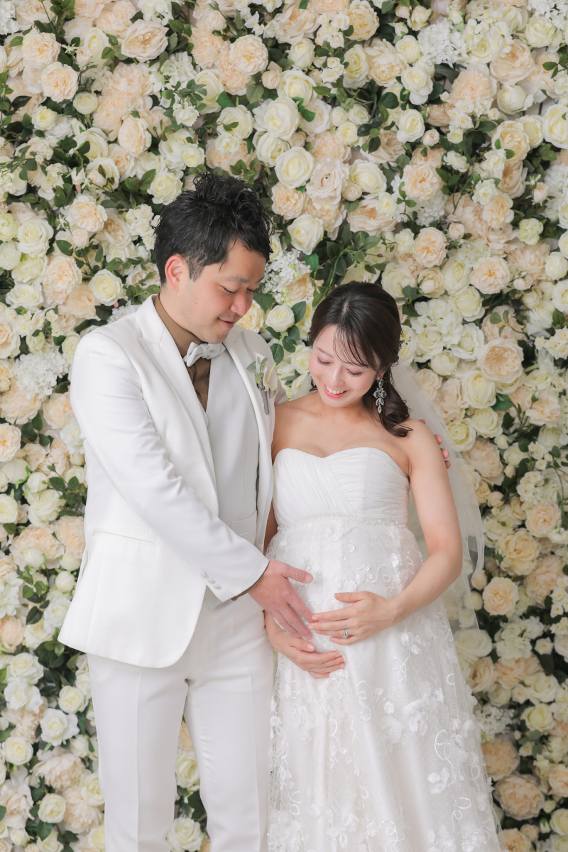 フラワーウォールで