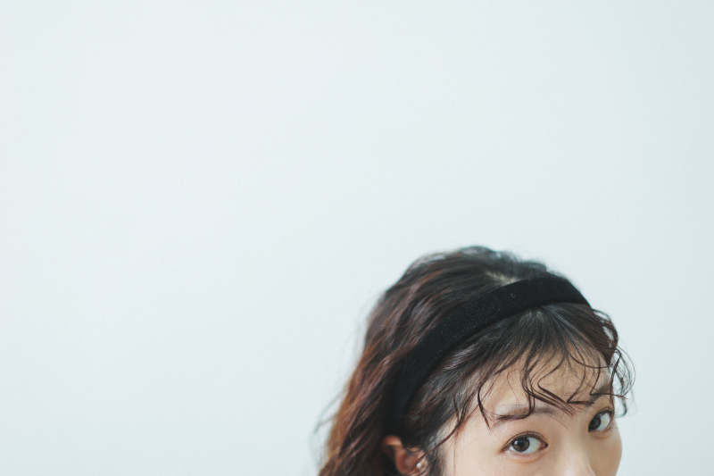 くるくる前髪とカチューシャ