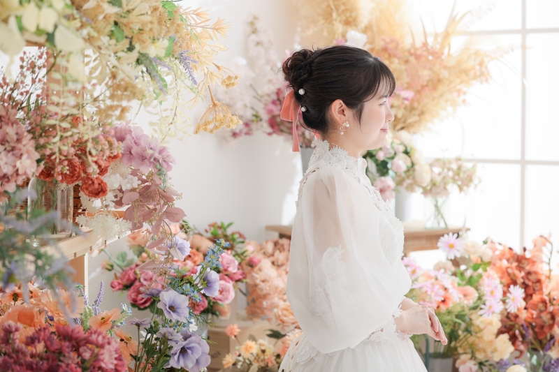 お花の背景で 3