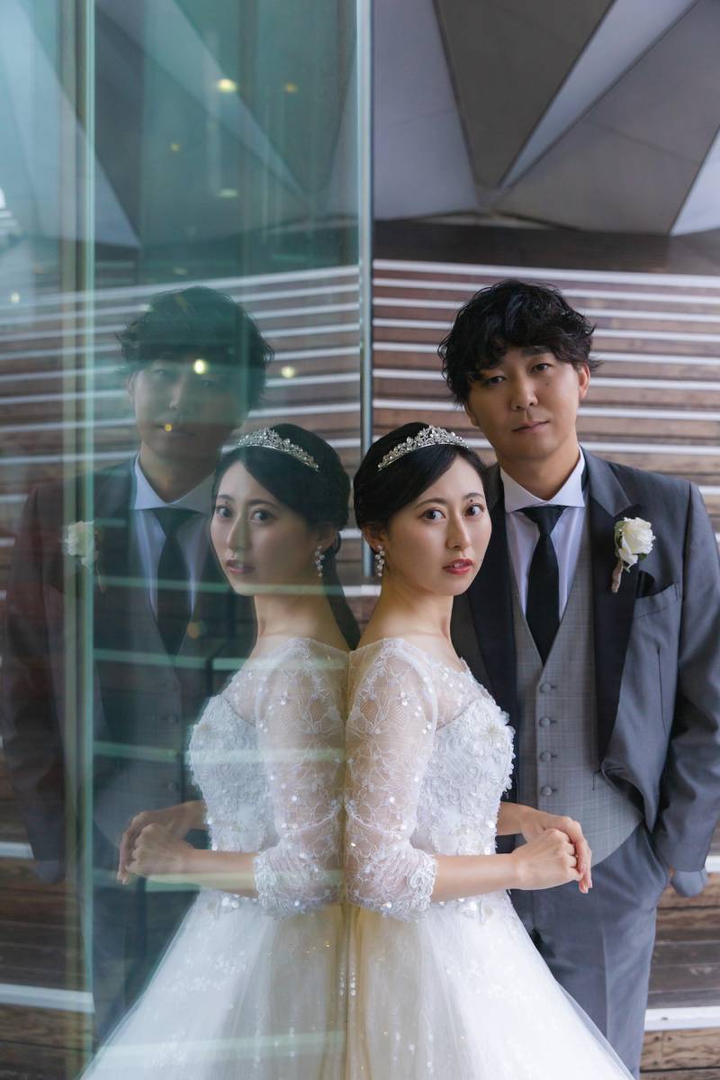 ガラスを使って