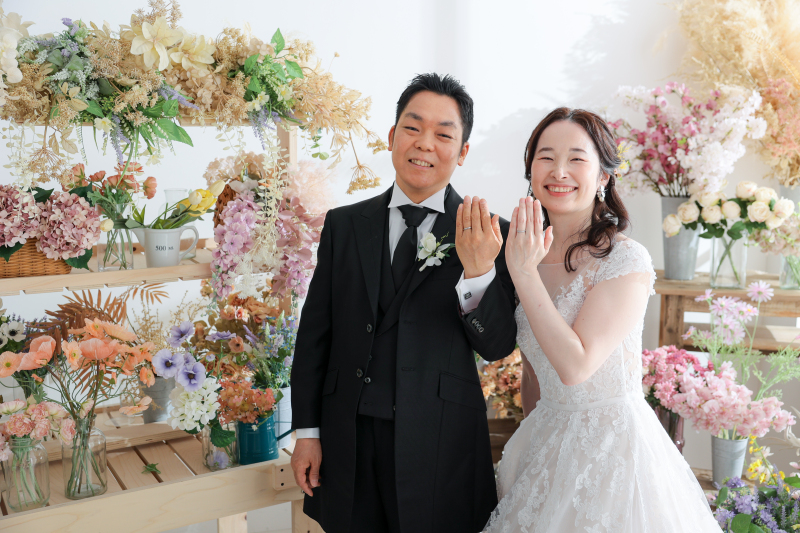 お二人のお手元ショット