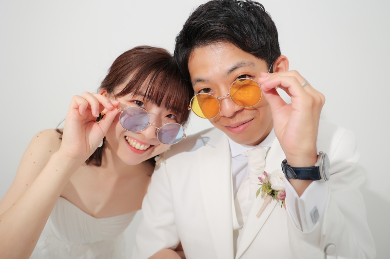 サングラスでイケイケ