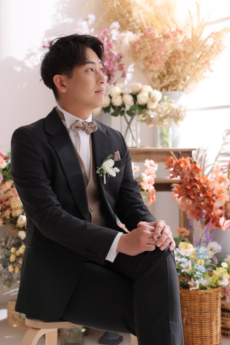 新郎様のソロカット