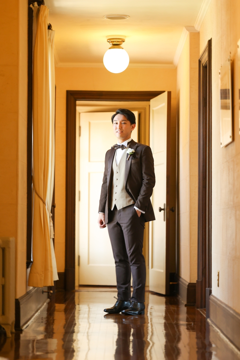 ご新郎様もソロショット