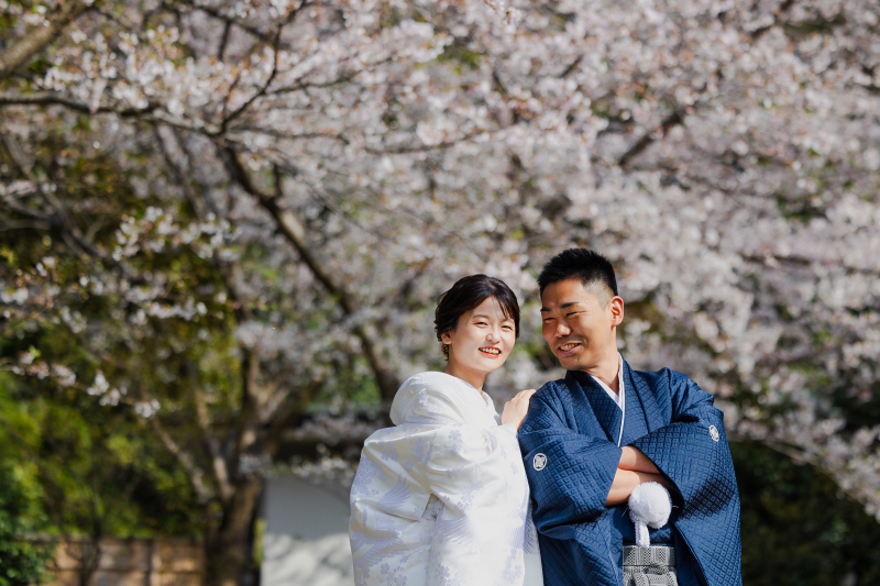 桜に負けない満開の笑顔