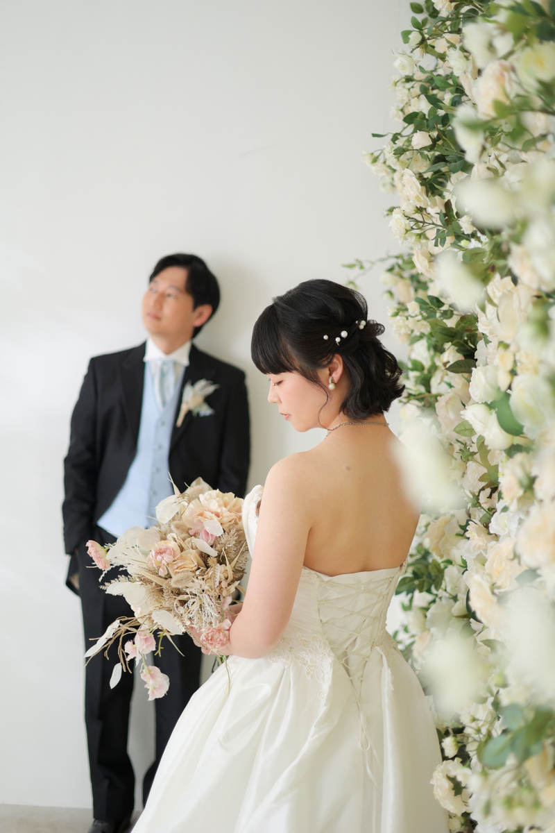 新郎様と二人でも