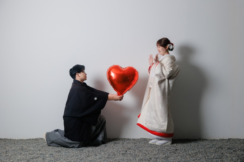 伝統の和装に、遊び心をプラス