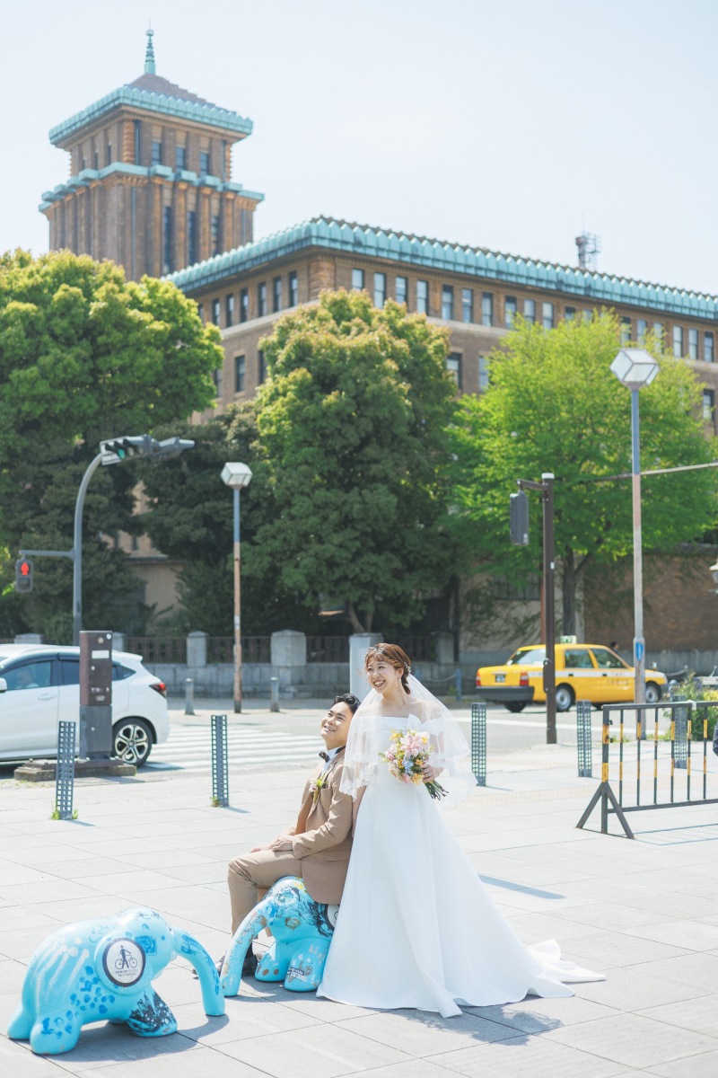 クラシックな街角で