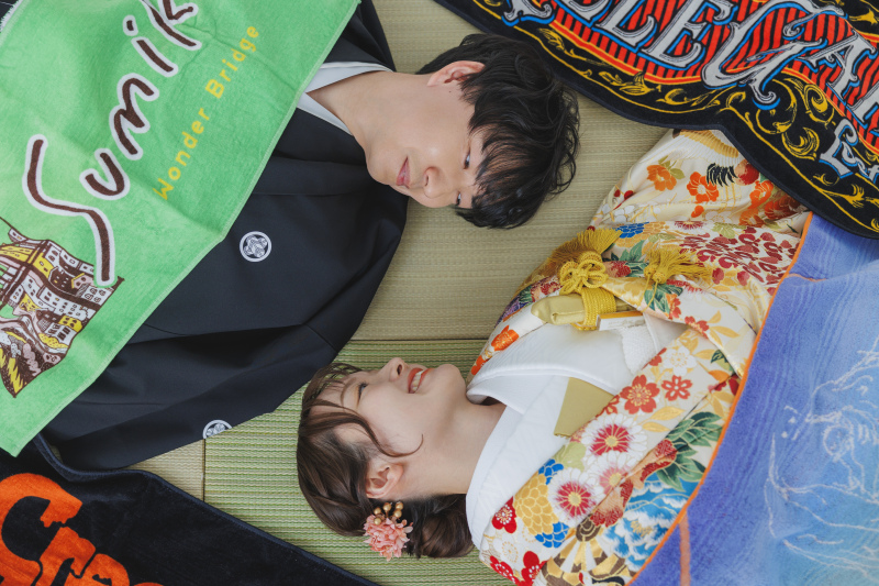 タオルだー！！