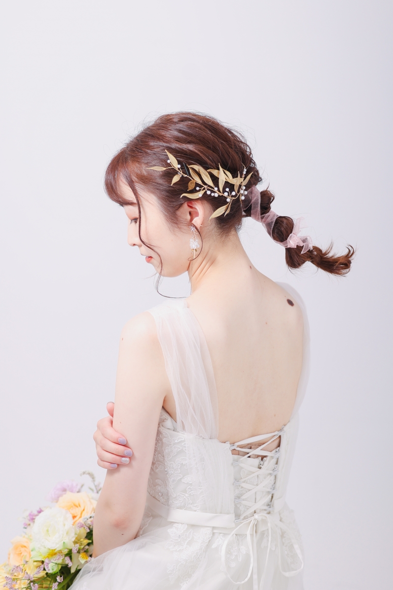 ちょっと甘めのリボン編み下ろし