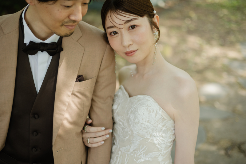 パールもヘアメイクもお似合い!