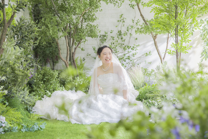 ご新婦様のお一人ショット