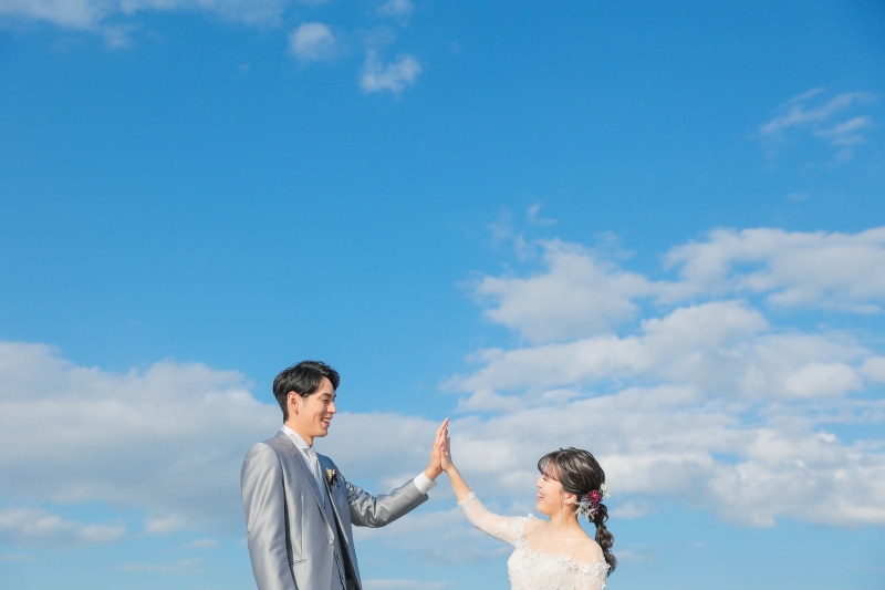 まずは青空からスタート！