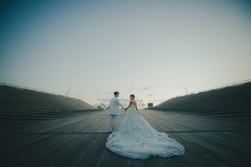 振り返りショット