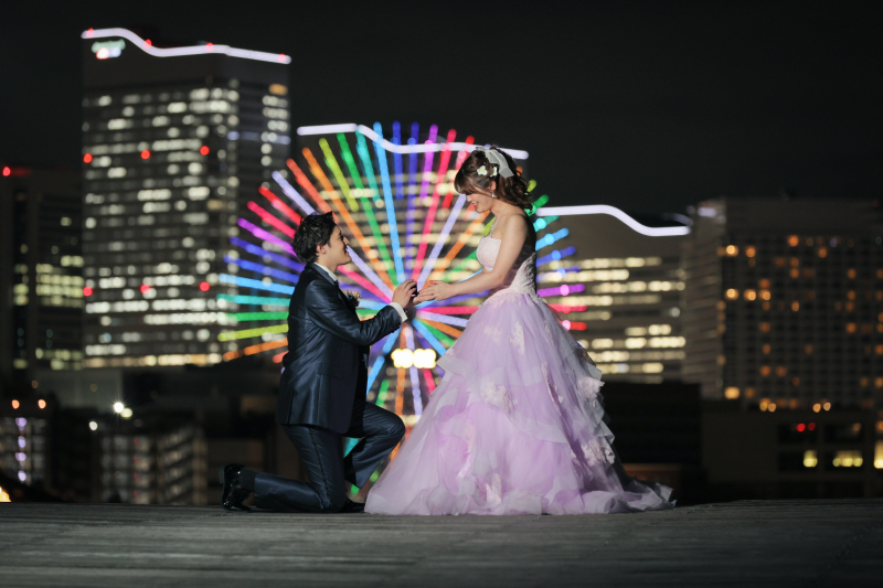 大桟橋夜景ロケーション