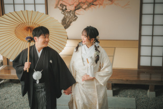 和装といえば屋内庭園！