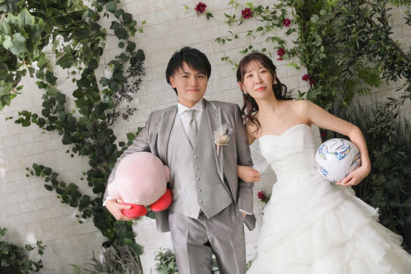 サッカーボールと？？