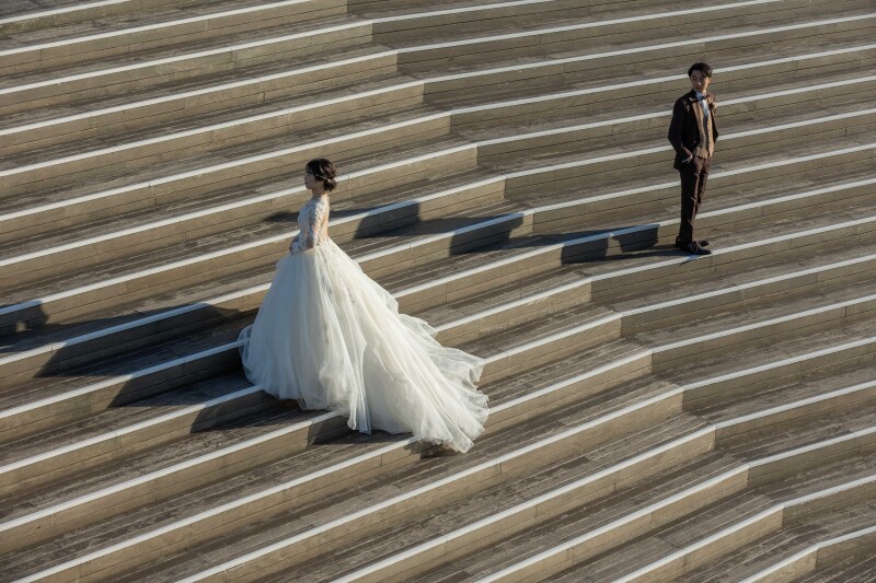 シックな階段フォト