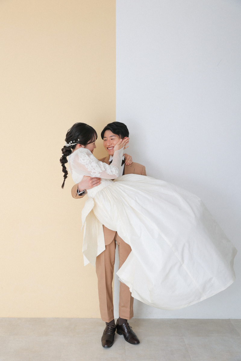 最後は抱っこショット！