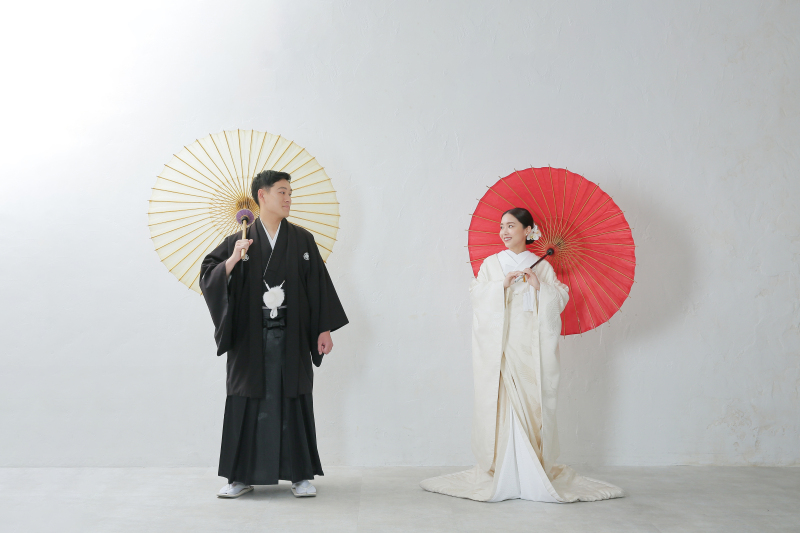 和傘のアクセント