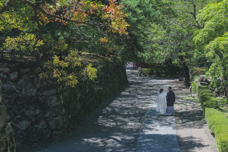 緑に囲まれて...